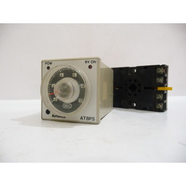 Solid State Timer with Base, AT8PS, Autonics, Made in Korea